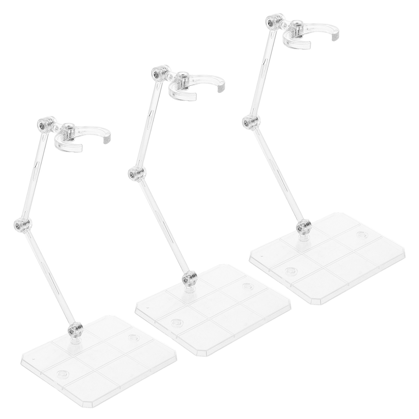 3Pcs Transparent Figure Suppor - Action Figure Stand ulasan dan harga