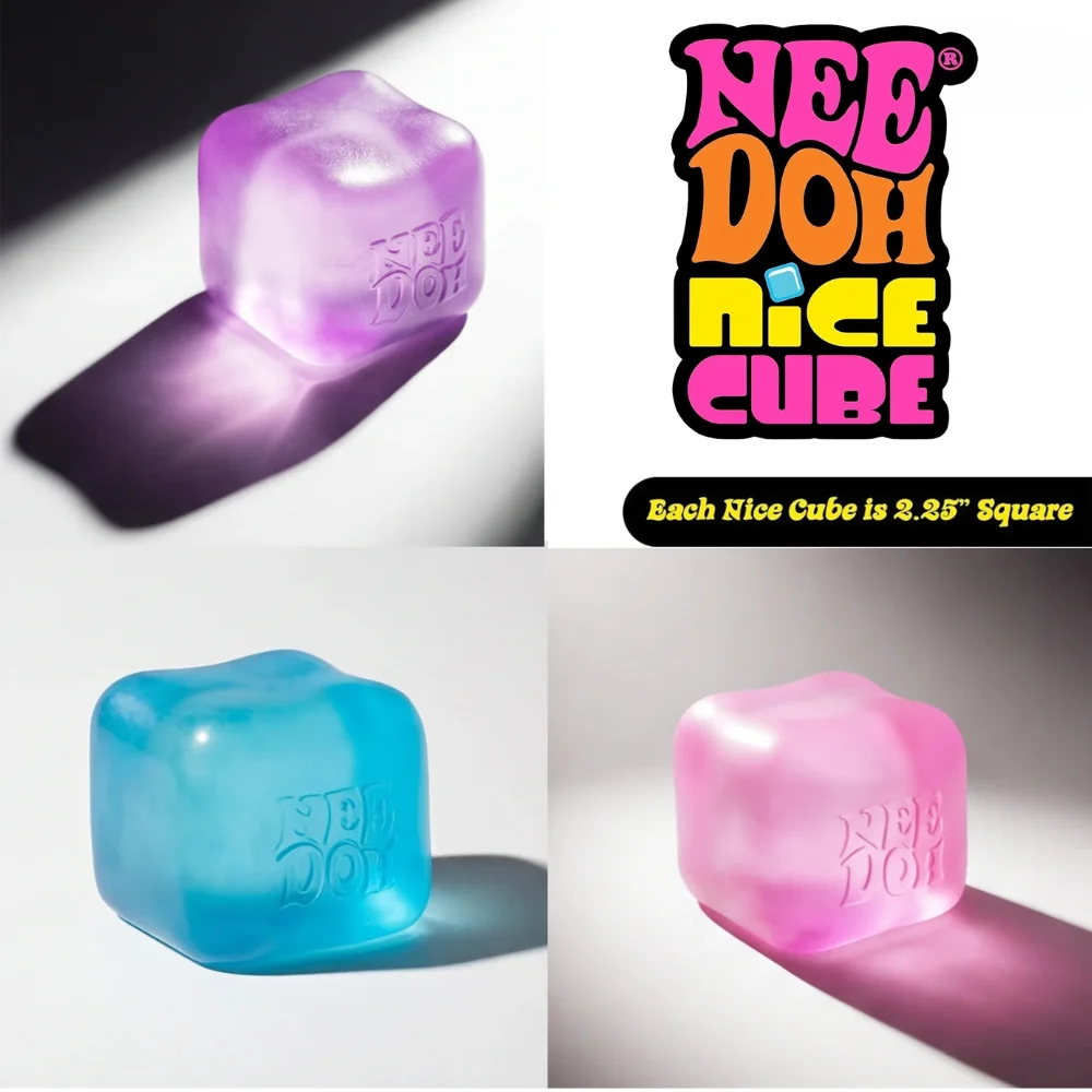 NeeDoh Nice Cube Squish Toy, S - Fidget Cube Original ulasan dan harga