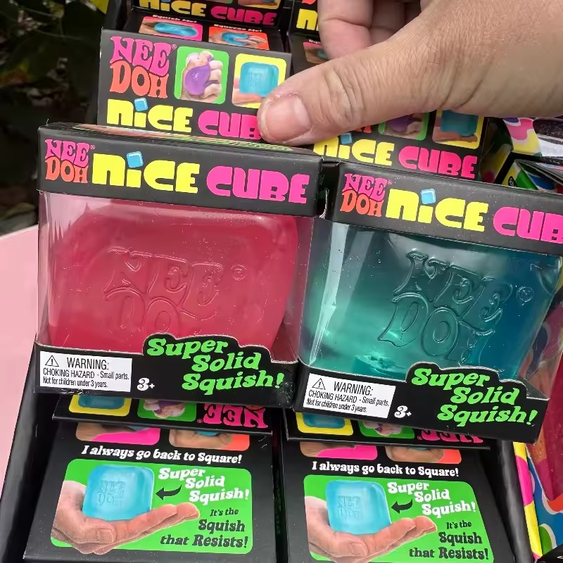 NeeDoh Nice Cube Squish Toy, S - Fidget Cube Original ulasan dan harga