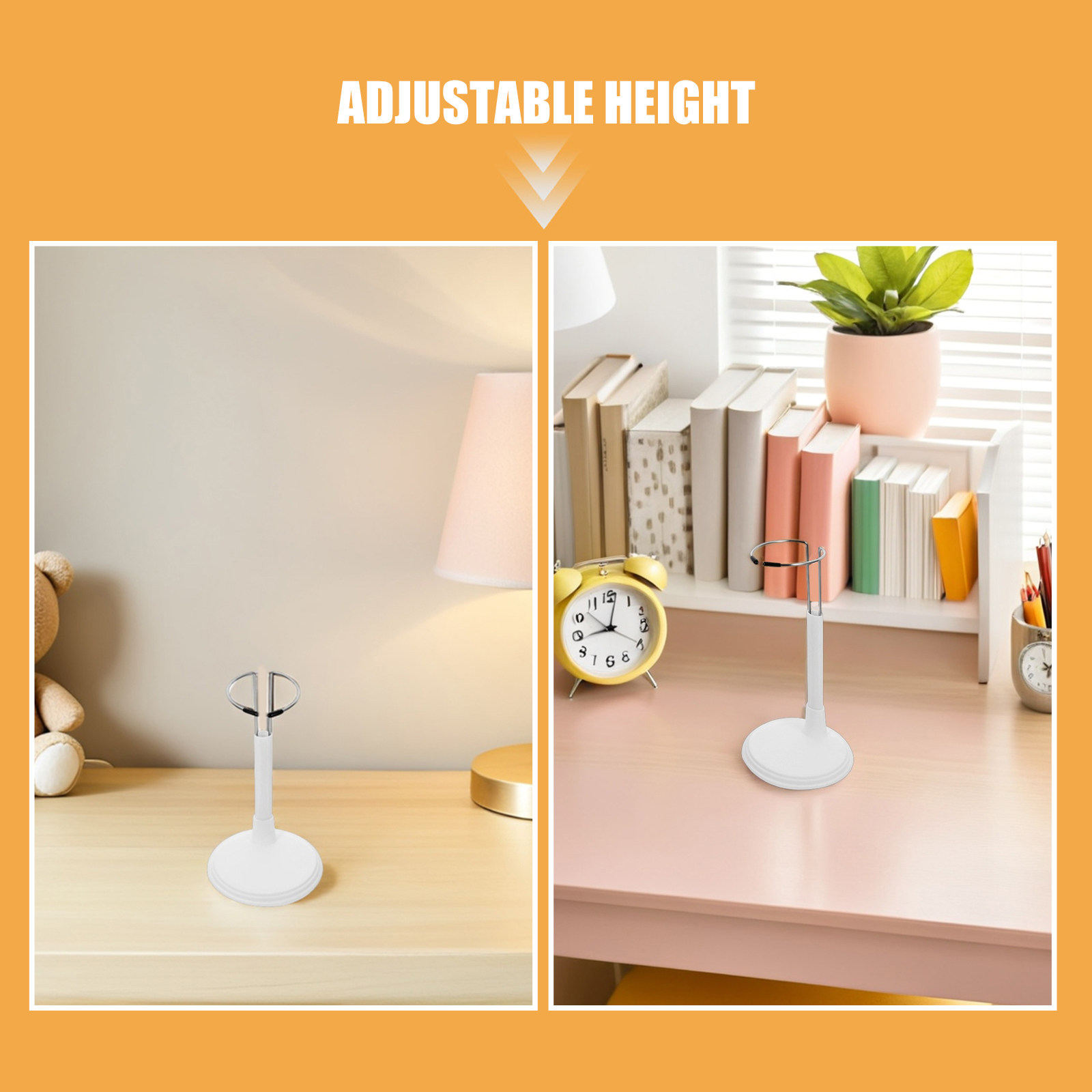 5Pcs White Adjustable Action F - Action Figure Stand ulasan dan harga